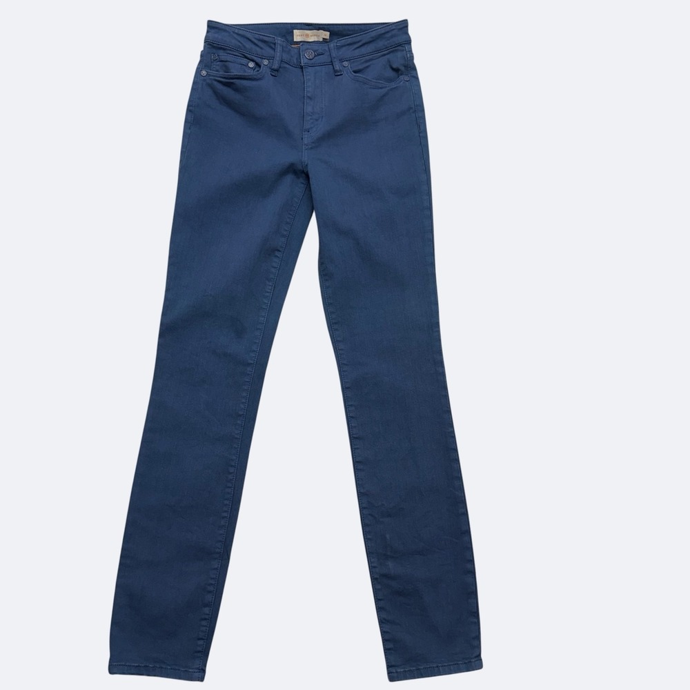 Tory Burch Jeans 26 Womens Faded Tory Blue Skinny Straight Stretch Style 2015120